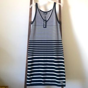 Black and White Karl Lagerfeld Knit Dress